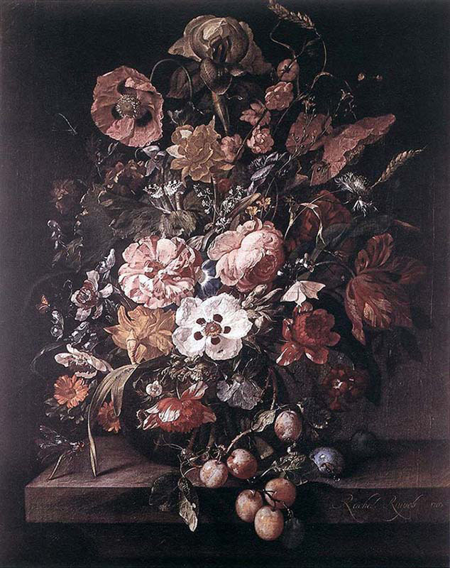 Bouquet in Glass Vase